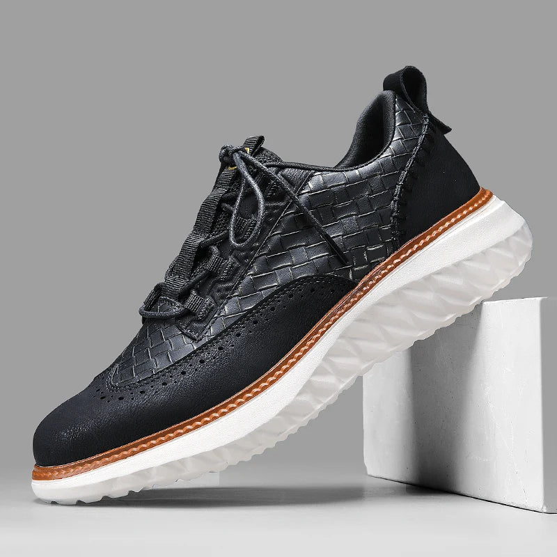 mens-woven-leather-trainers-rotherhithe