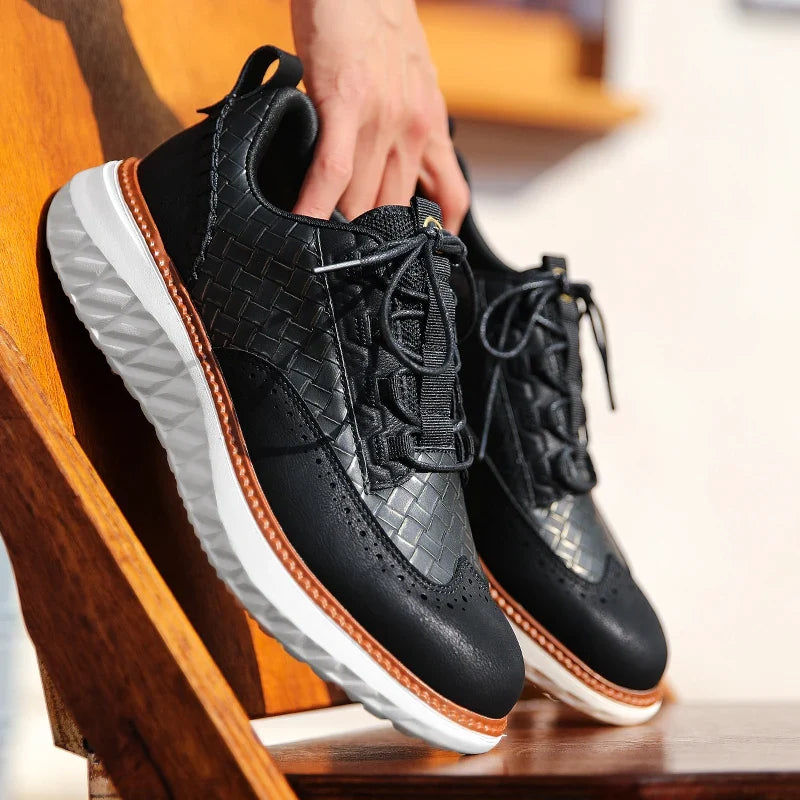 mens-woven-leather-trainers-rotherhithe